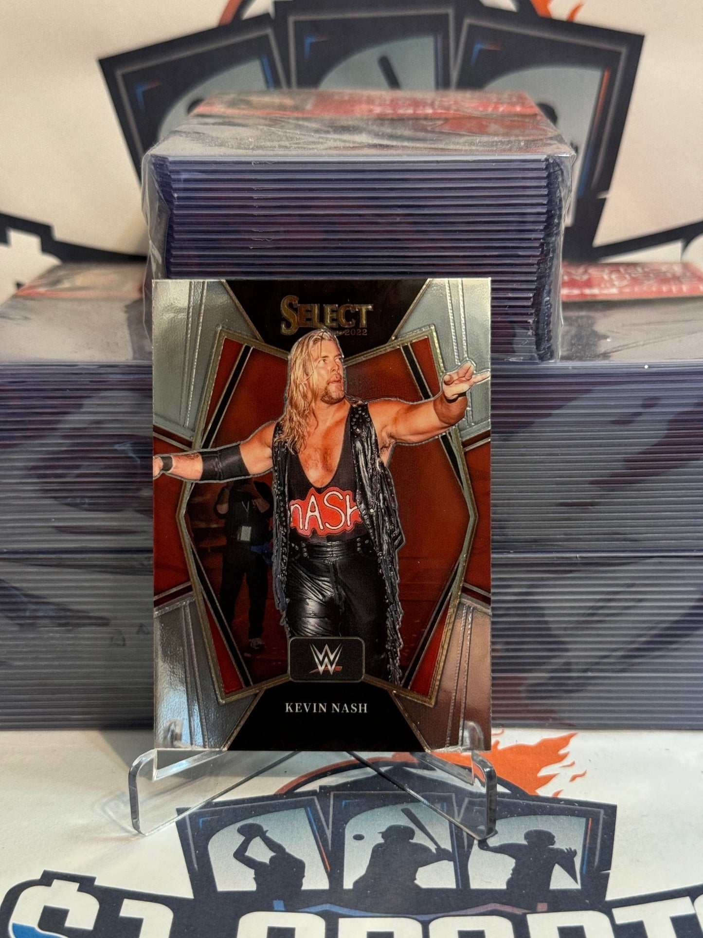 2022 Panini Select WWE (Silver Variation) Kevin Nash #195