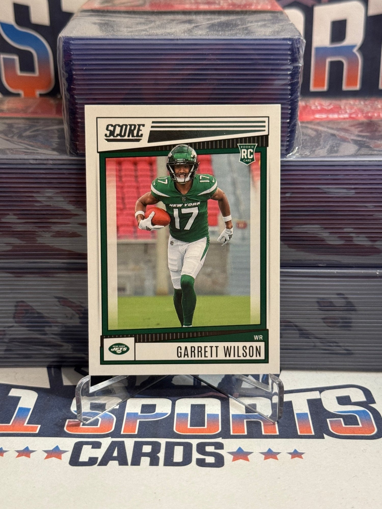 2022 Score Garrett Wilson Rookie #306