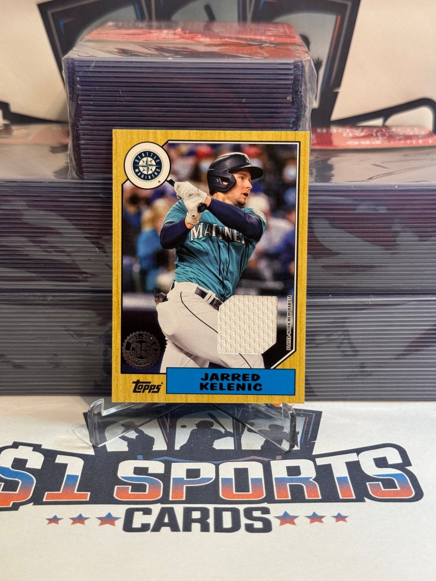 2022 Topps (1987 Redux Relic) Jarred Kelenic #87BR - JK