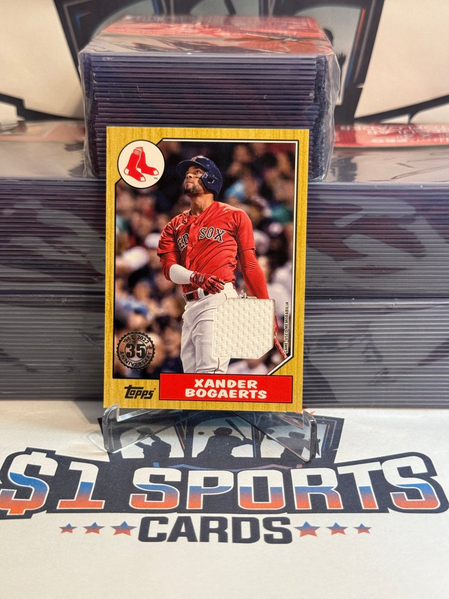 2022 Topps (1987 Redux Relic) Xander Bogaerts #87BR - XB