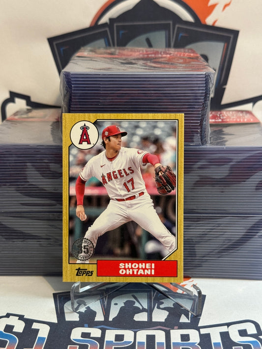 2022 Topps (1987 Redux) Shohei Ohtani #87TB-50