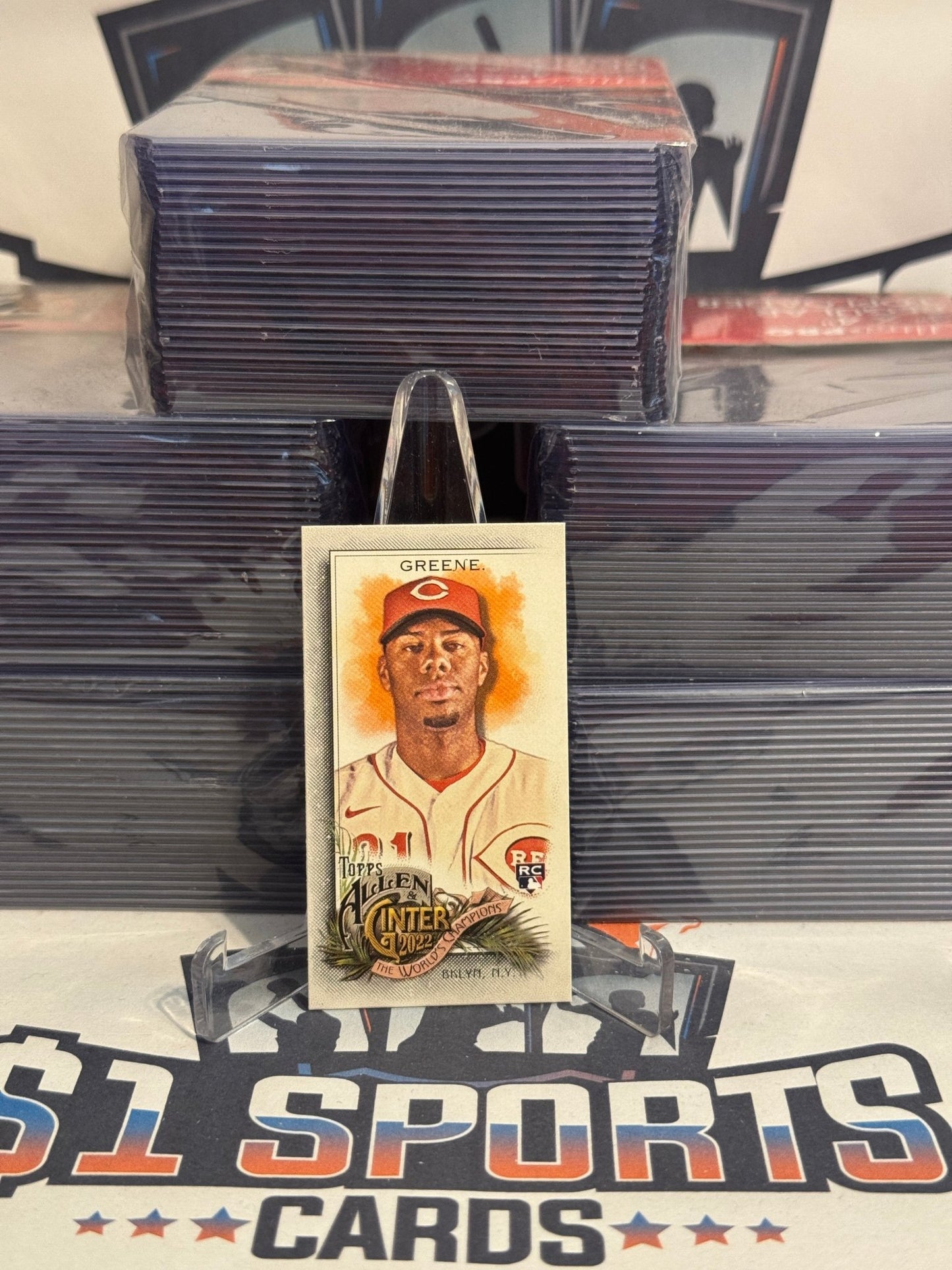 2022 Topps Allen & Ginter (Mini) Hunter Greene Rookie #209