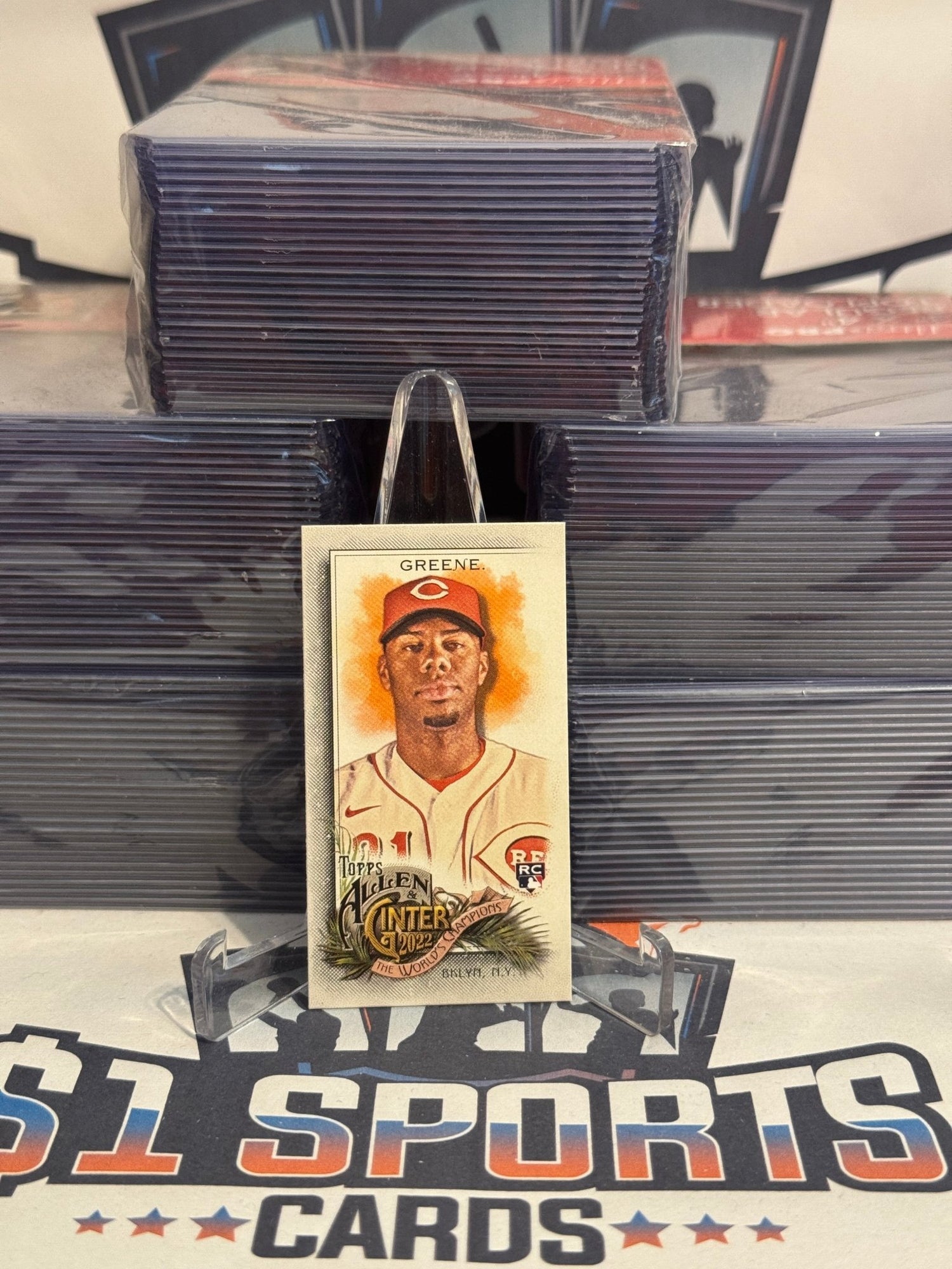2022 Topps Allen & Ginter (Mini) Hunter Greene Rookie #209