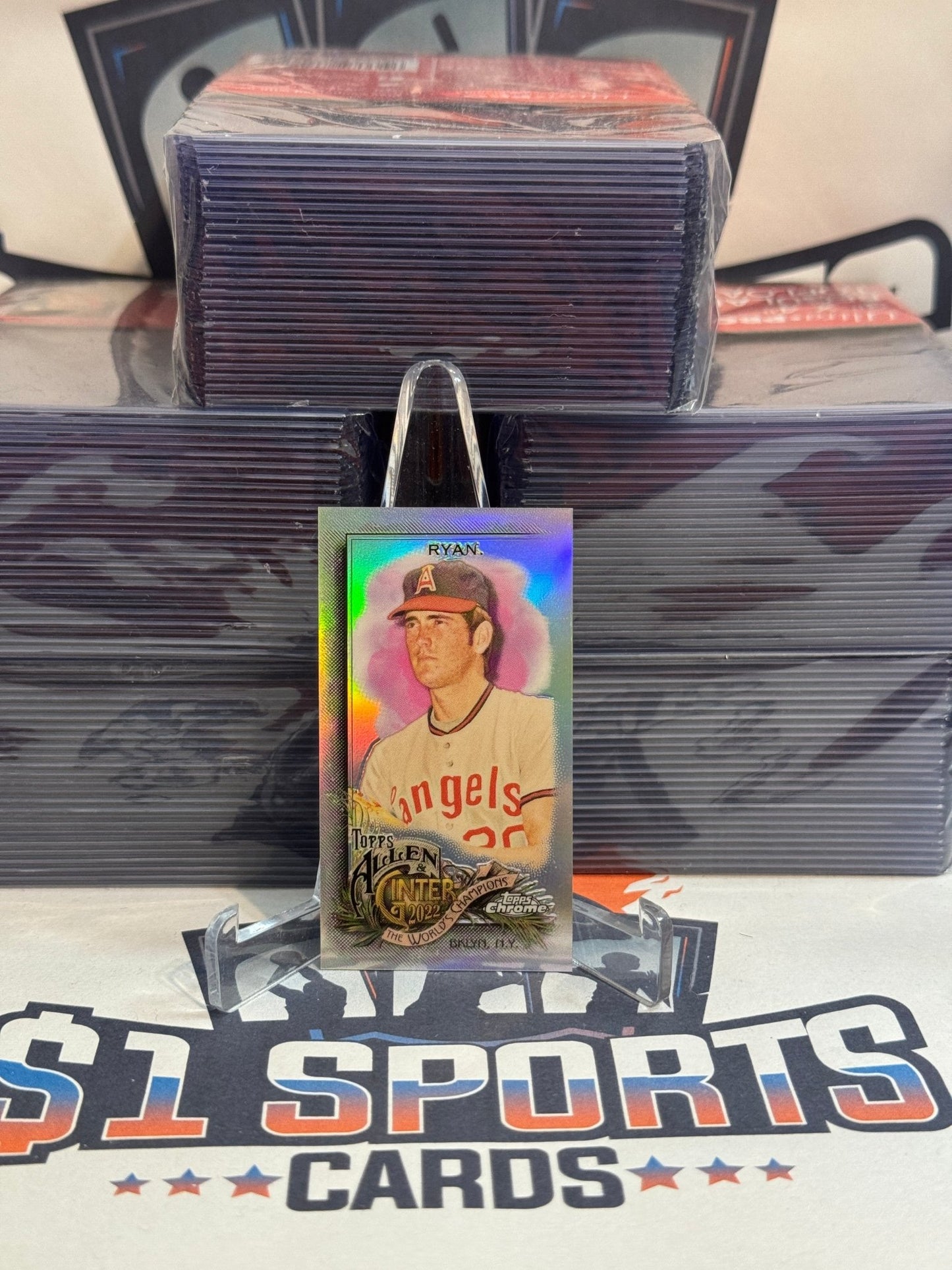 2022 Topps Allen & Ginter (Mini Refractor) Nolan Ryan #93