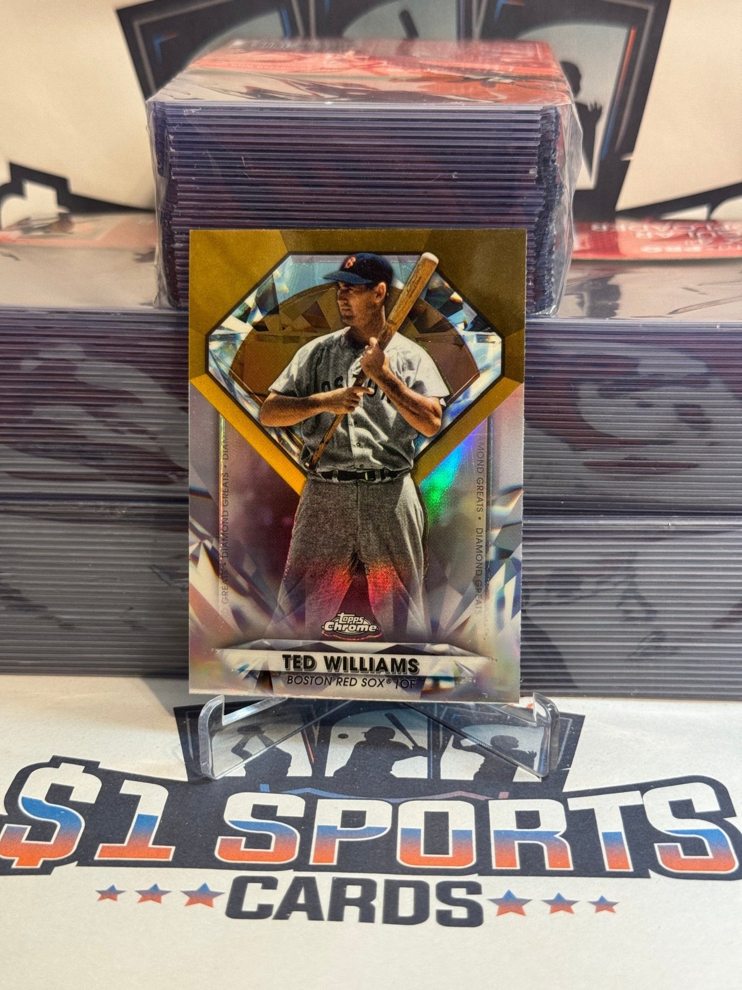 2022 Topps Chrome (Diamond Greats) Ted Williams #DGC - 6