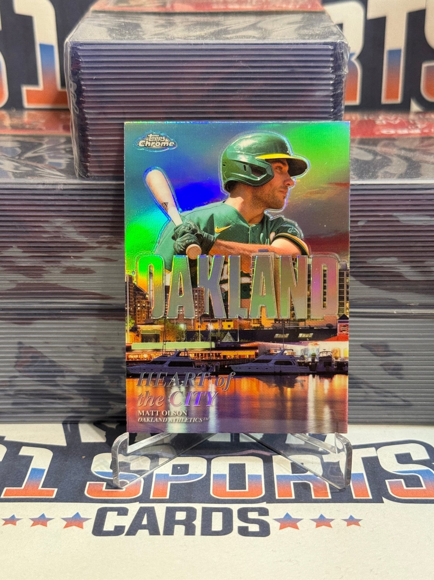 2022 Topps Chrome (Heart of the City) Matt Olson #HOC - 11