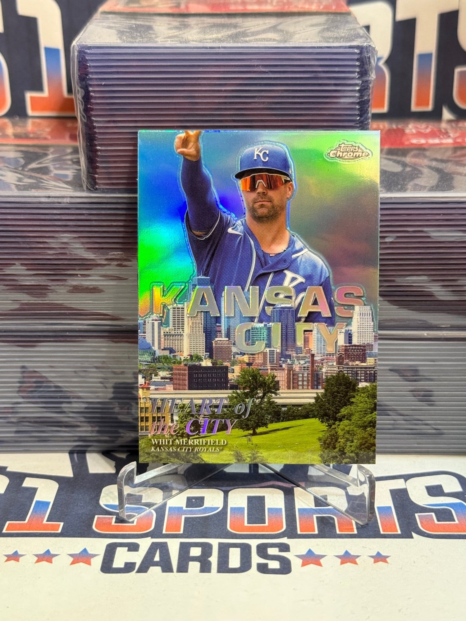 2022 Topps Chrome (Heart of the City) Whit Merrifield #HOC - 10