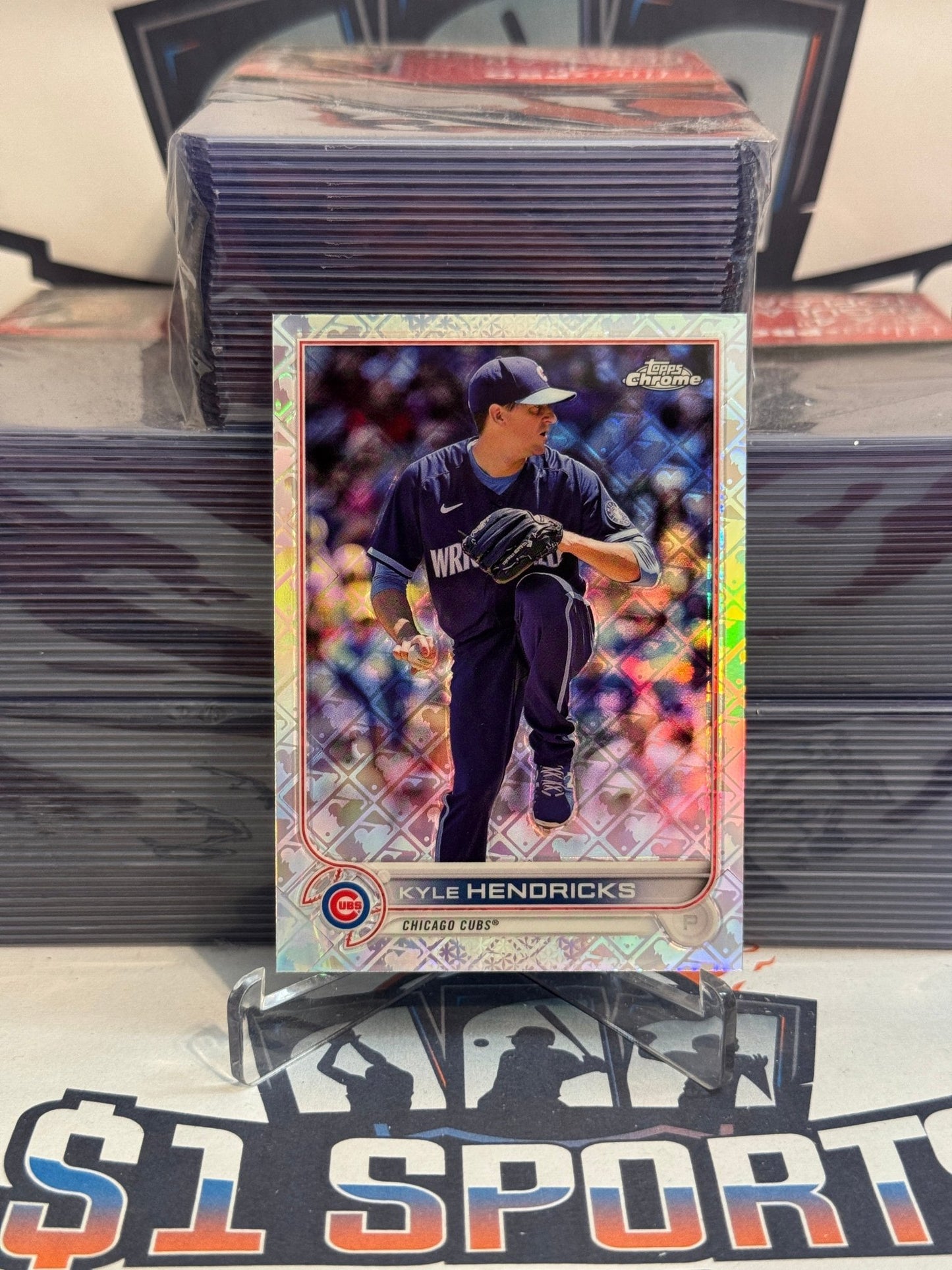 2022 Topps Chrome (Logofractor) Kyle Hendricks #90