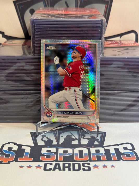 2022 Topps Chrome (Prism Refractor) Kole Calhoun #17