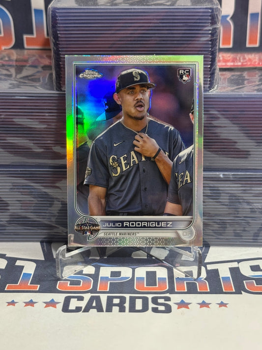 2022 Topps Chrome (Refractor, All - Star Game) Julio Rodriguez Rookie ASGC - 26