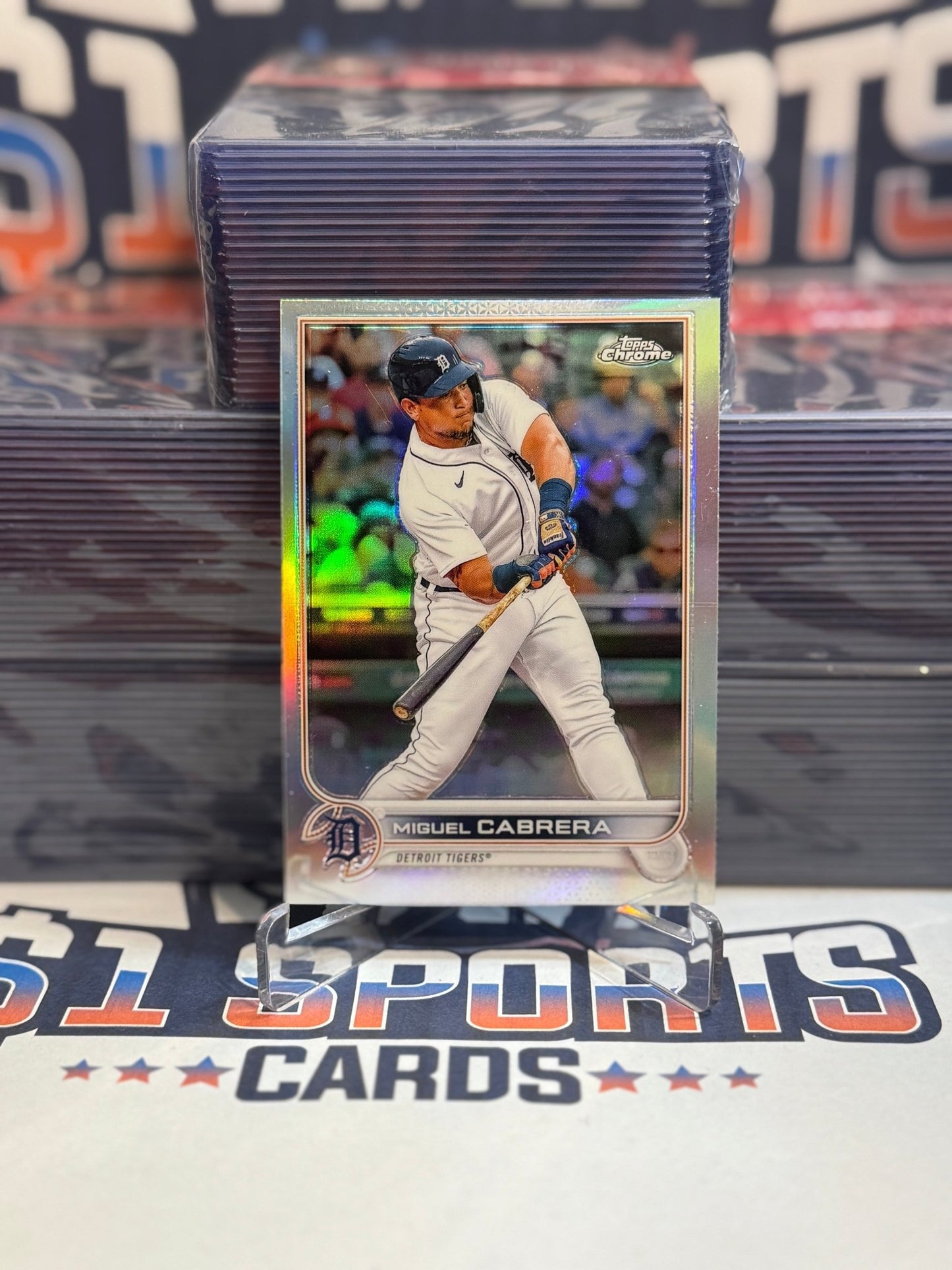 2022 Topps Chrome (Refractor) Miguel Cabrera #96