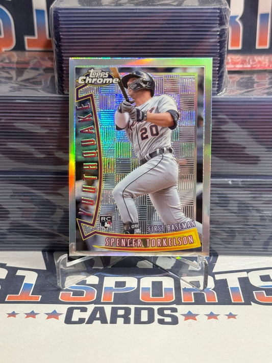 2022 Topps Chrome (Refractor, Youthquake) Spencer Torkelson Rookie YQ - 3