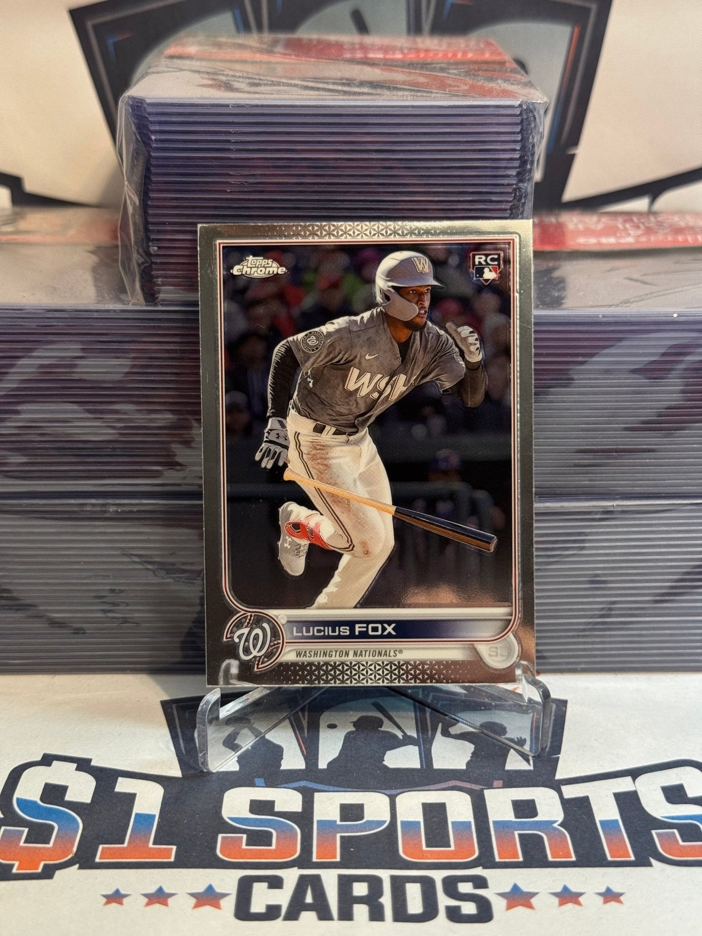 2022 Topps Chrome Update Lucius Fox Rookie #USC181