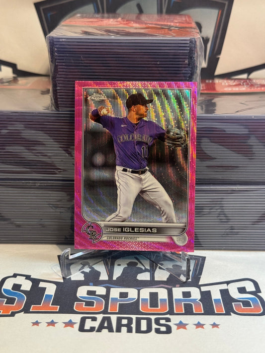 2022 Topps Chrome Update (Purple Refractor) Jose Iglesias #USC80