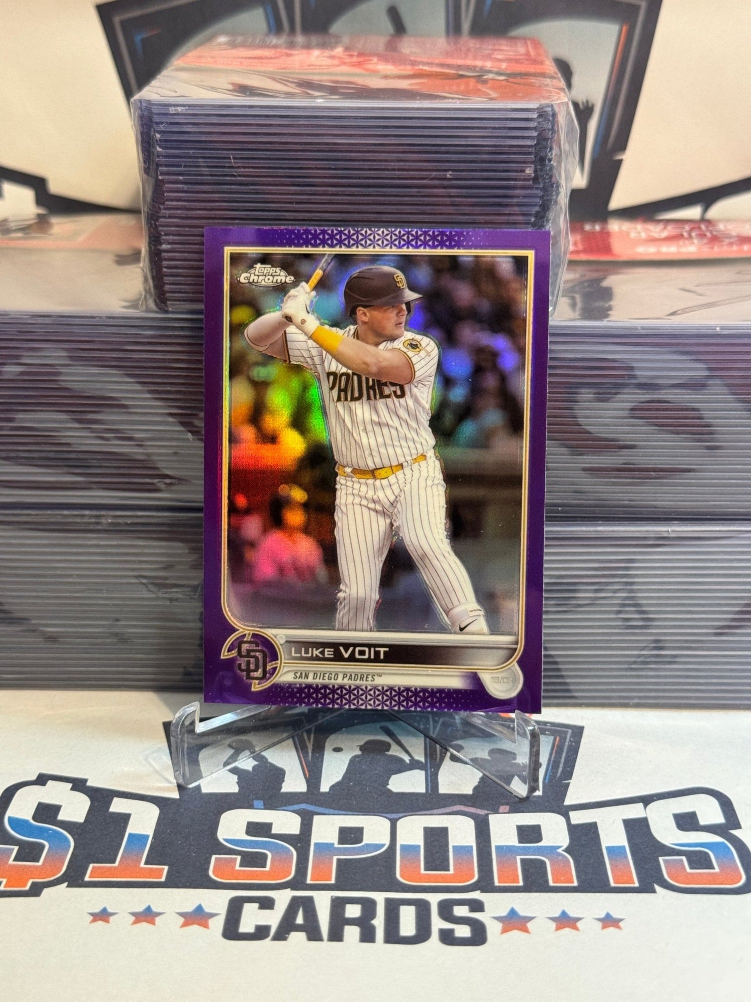 2022 Topps Chrome Update (Purple Refractor) Luke Voit #USC82