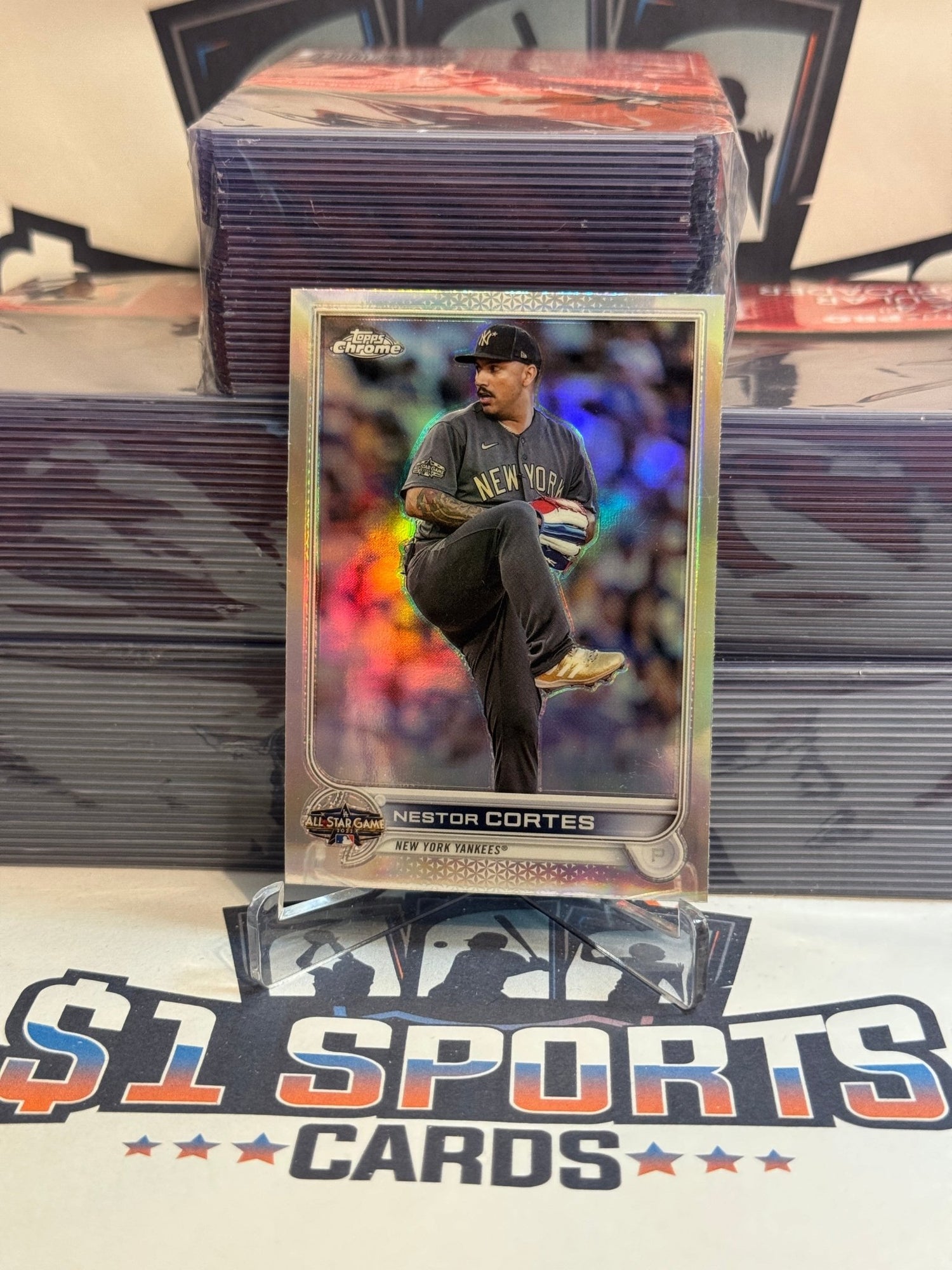 2022 Topps Chrome Update (Refractor, All - Star Game) Nestor Cortez #ASGC - 36