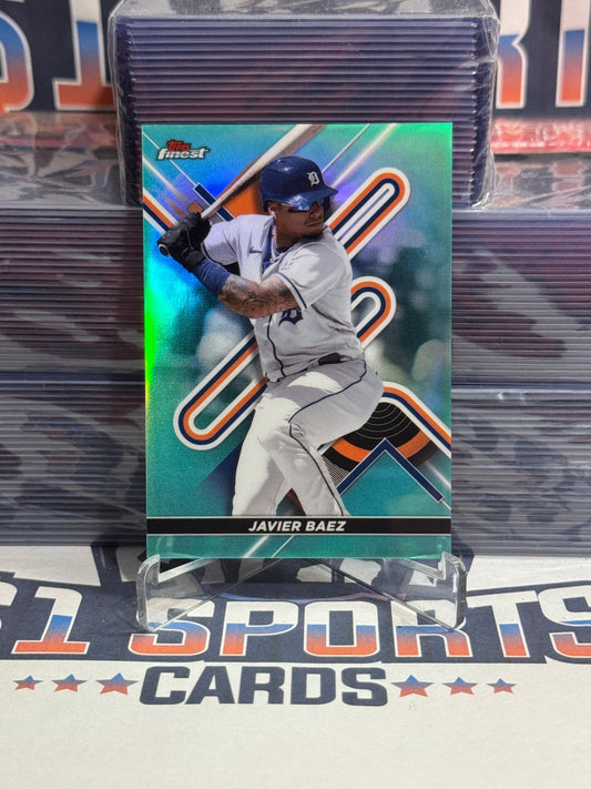 2022 Topps Finest (Teal Refractor 79/199) Javier Baez 53