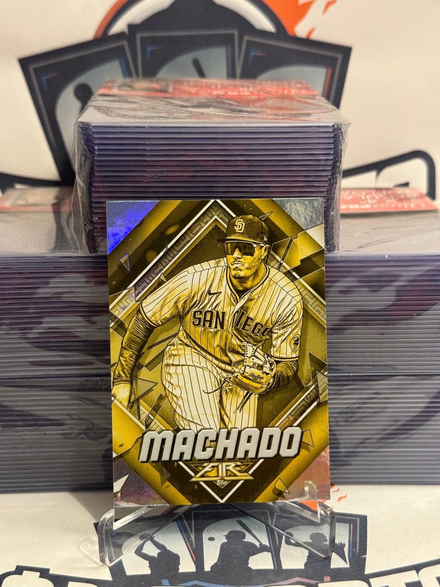 2022 Topps Fire (Gold Minted) Manny Machado #142