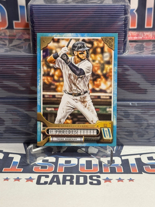2022 Topps Gypsy Queen (Sky Blue 33/150) Isaac Paredes 165