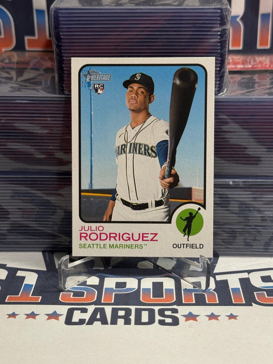 2022 Topps Heritage Julio Rodriguez Rookie 700