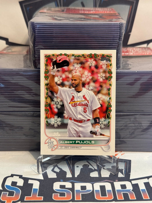 2022 Topps Holiday Albert Pujols #HW123