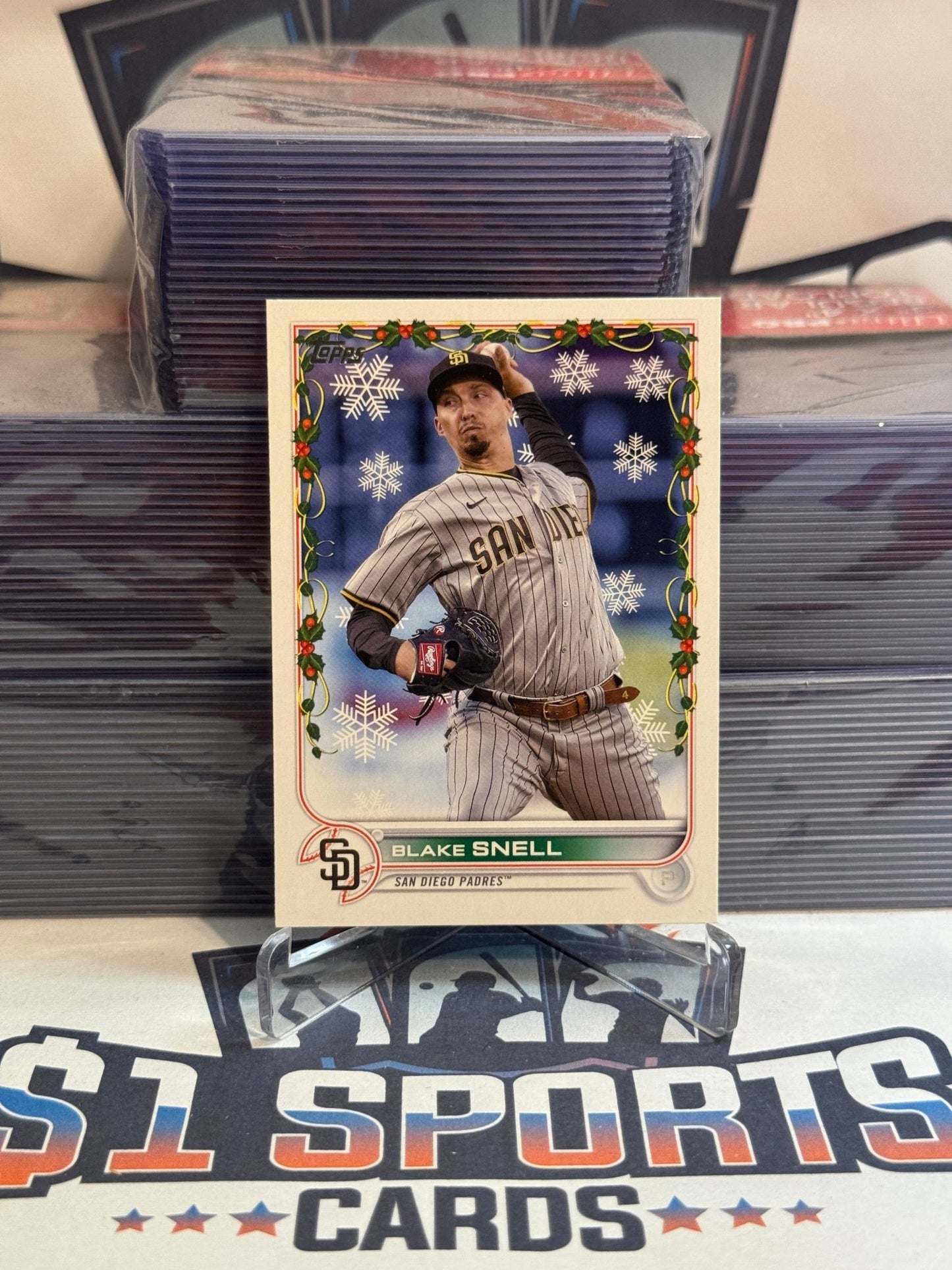 2022 Topps Holiday Blake Snell #HW155