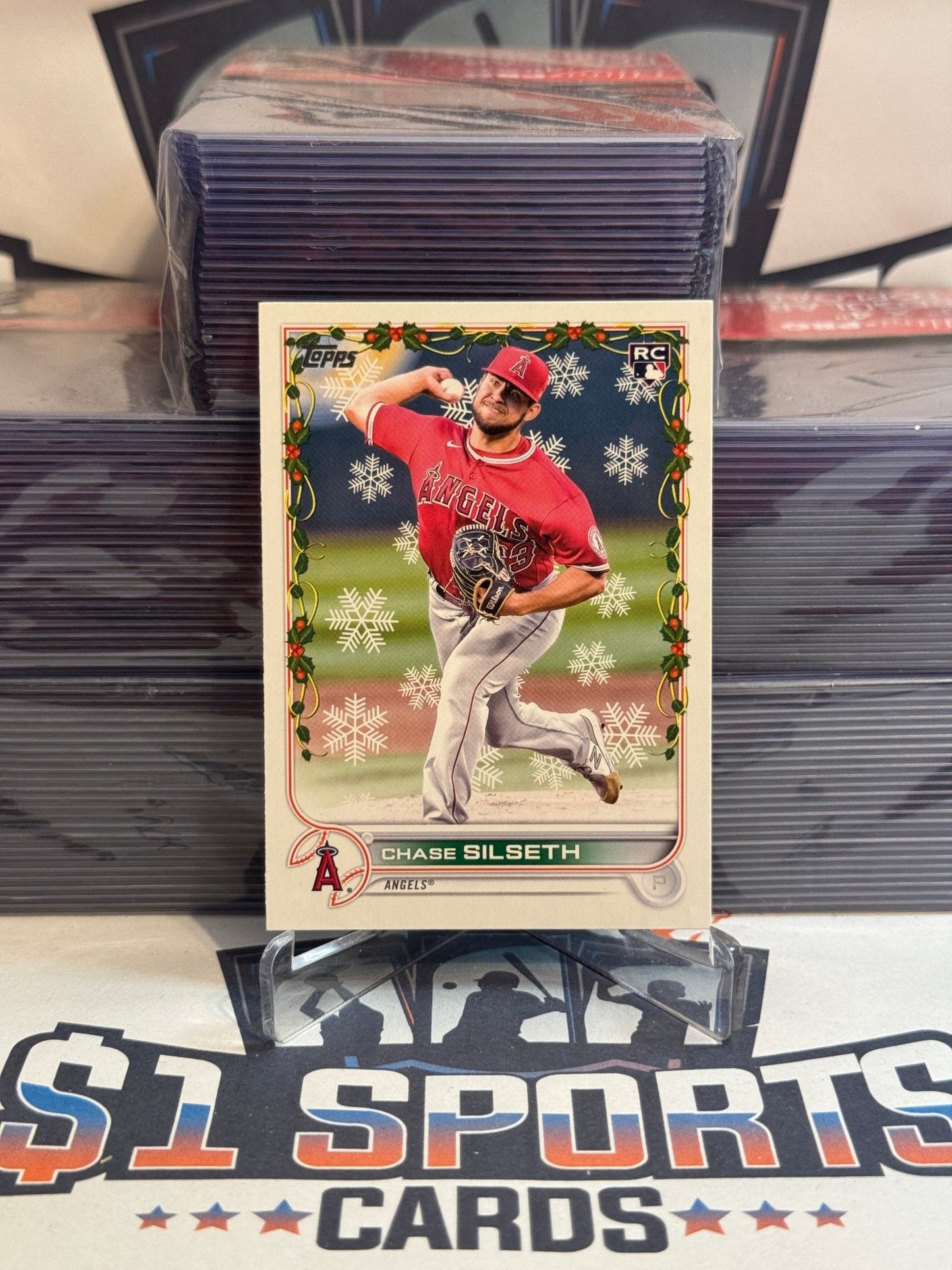 2022 Topps Holiday Chase Silseth Rookie #HW148