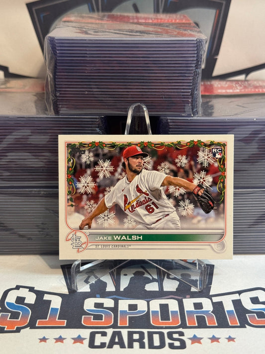 2022 Topps Holiday Jake Walsh Rookie #HW42