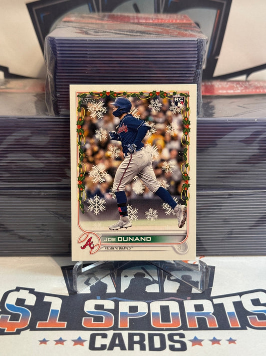 2022 Topps Holiday Joe Dunand Rookie #HW7