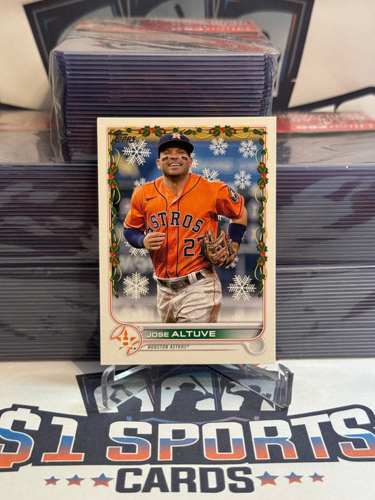 2022 Topps Holiday Jose Altuve #HW34