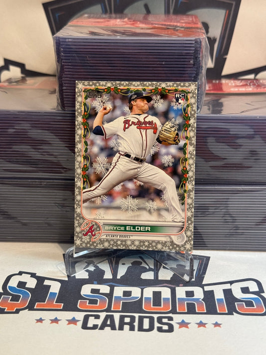 2022 Topps Holiday (Metallic) Bryce Elder Rookie #HW111