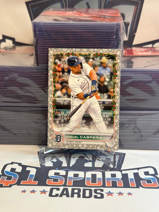 2022 Topps Holiday (Metallic) Miguel Cabrera #HW8