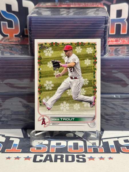 2022 Topps Holiday Mike Trout #HW50