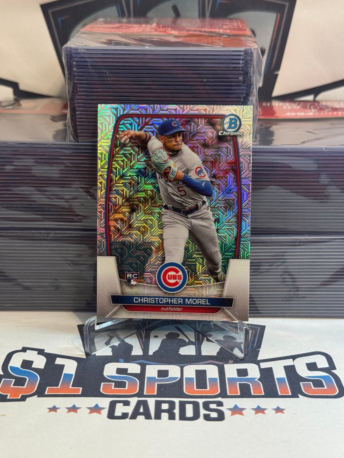 2023 Bowman Chrome (Mega Refractor) Christopher Morel Rookie #34