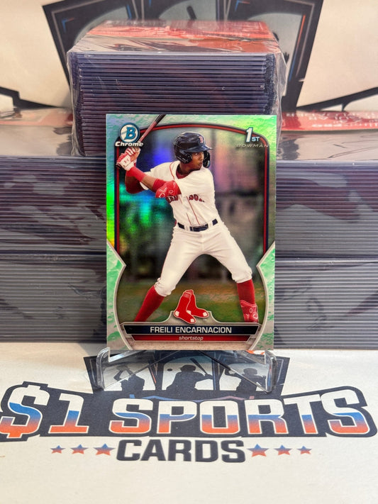 2023 Bowman Chrome Prospects (Lunar Refractor, 1st Bowman) Freili Encarnacion #BCP - 117