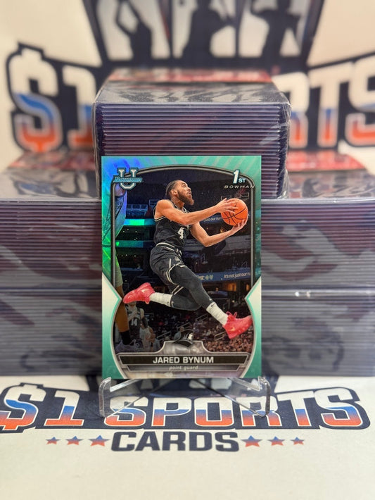 2023 Bowman Chrome University (Teal Refractor, 1st Bowman 84/299) Jared Bynum #23