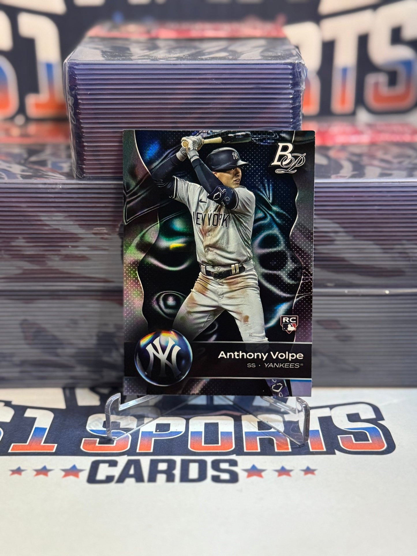 2023 Bowman Platinum Anthony Volpe Rookie #55