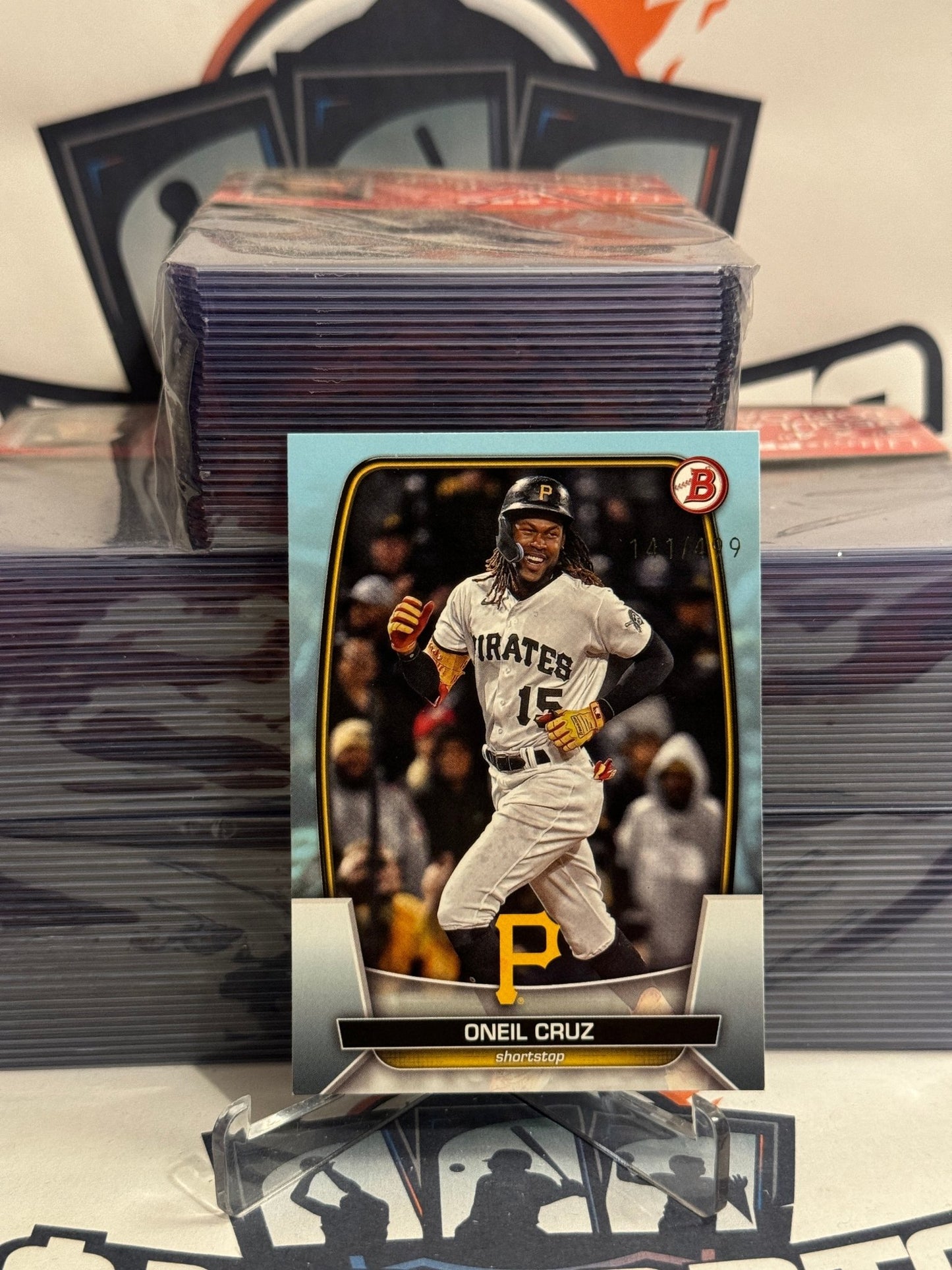 2023 Bowman (Sky Blue 141/499) Oneil Cruz #19