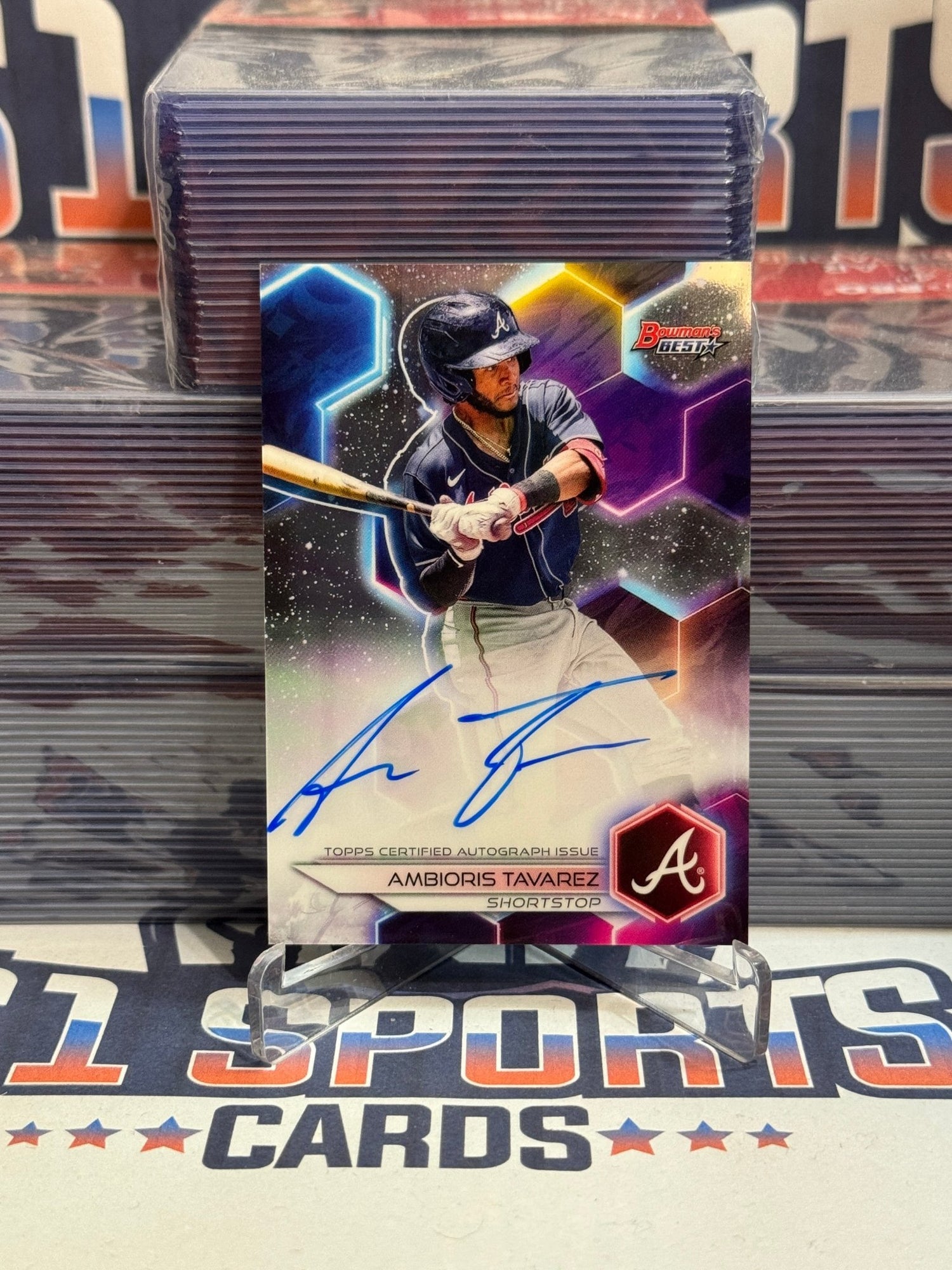 2023 Bowman's Finest (Auto) Ambioris Tavarez #B23 - AT