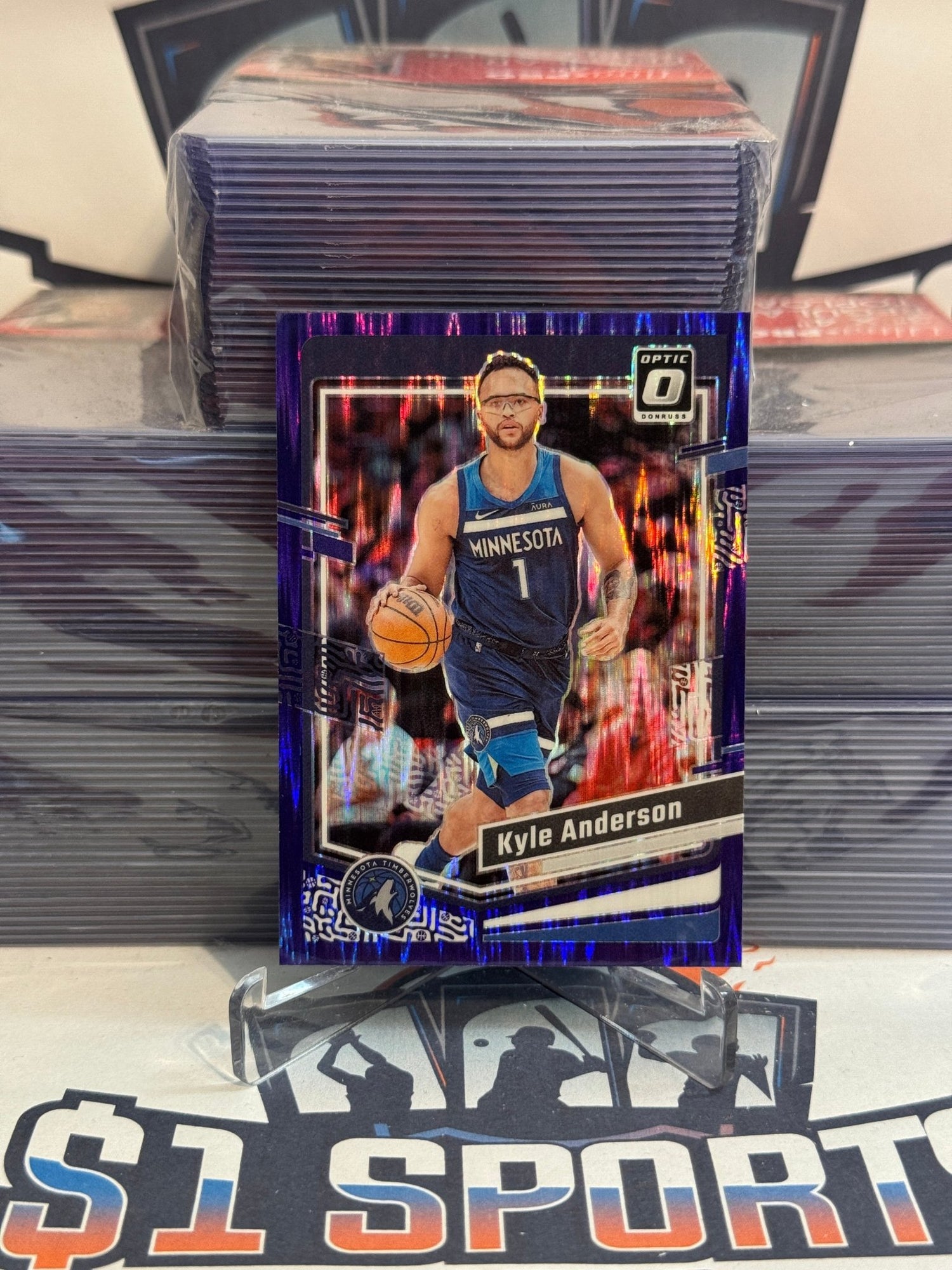 2023 Donruss Optic (Purple Flash Prizm) Kyle Anderson #195