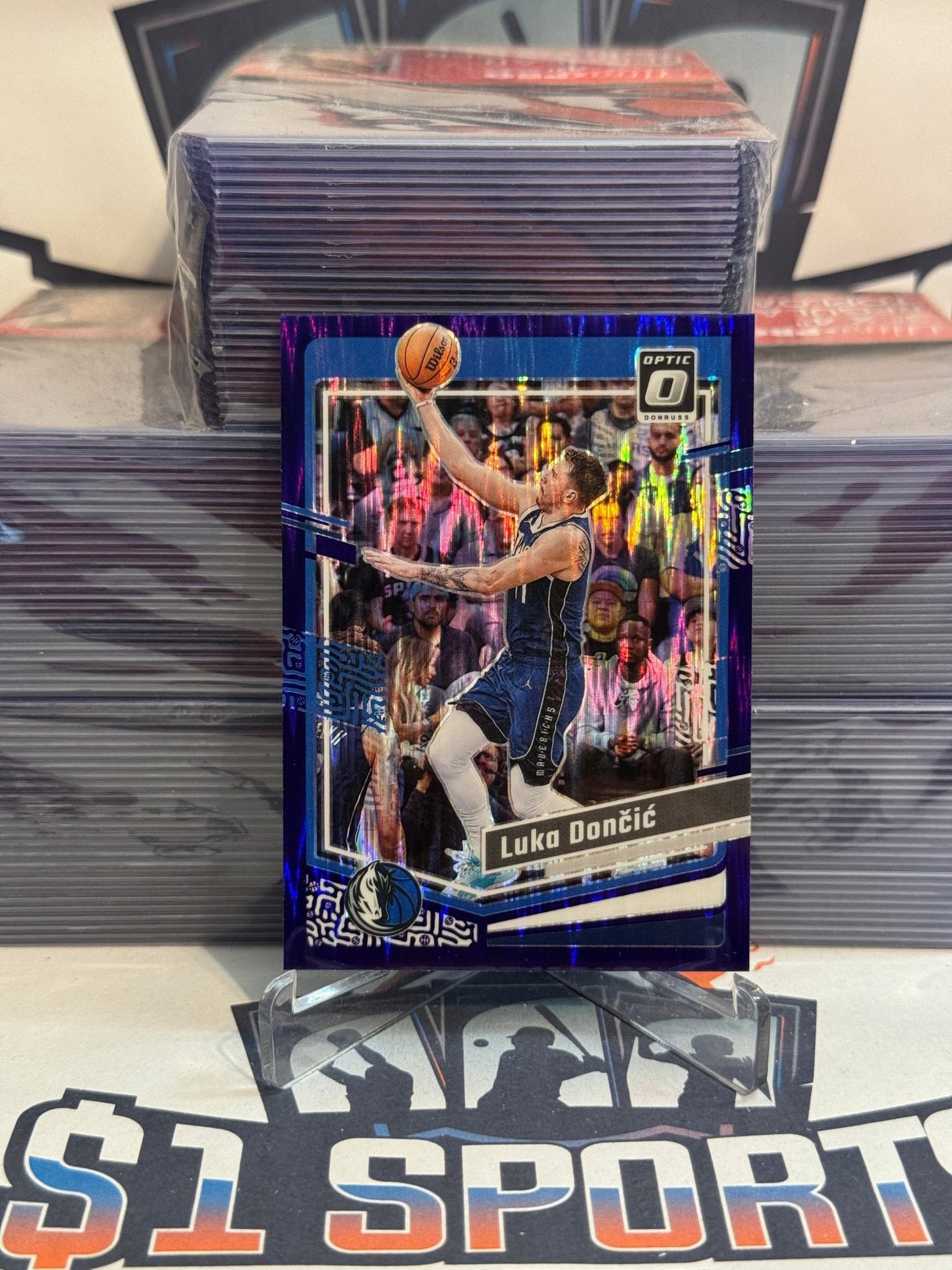 2023 Donruss Optic (Purple Flash Prizm) Luka Doncic #67