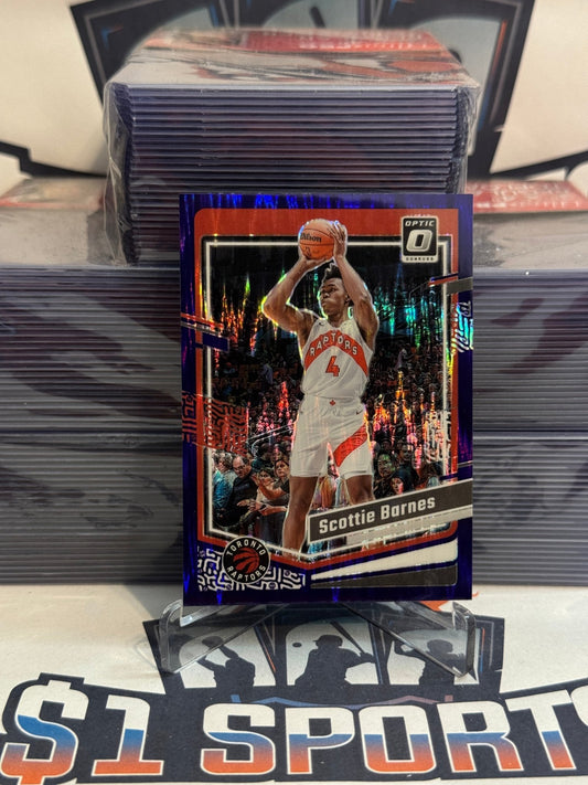 2023 Donruss Optic (Purple Flash Prizm) Scottie Barnes #12