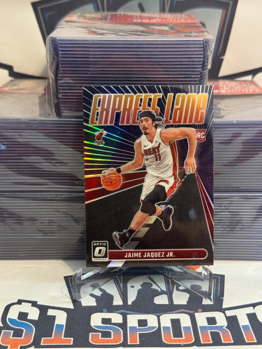 2023 Donruss Optic (Purple Prizm, Express Lane) Jaime Jaquez Jr. Rookie #20