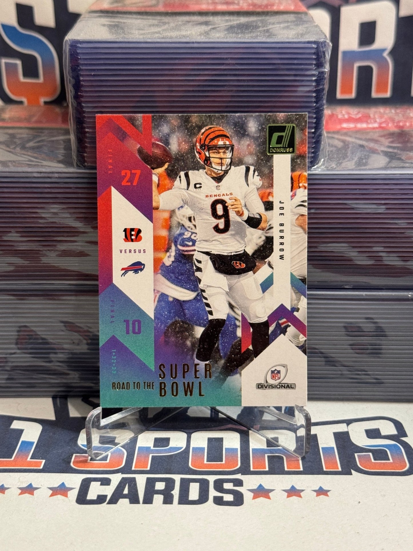 2023 Donruss (Road to the Super Bowl) Joe Burrow #RTSBD - JB