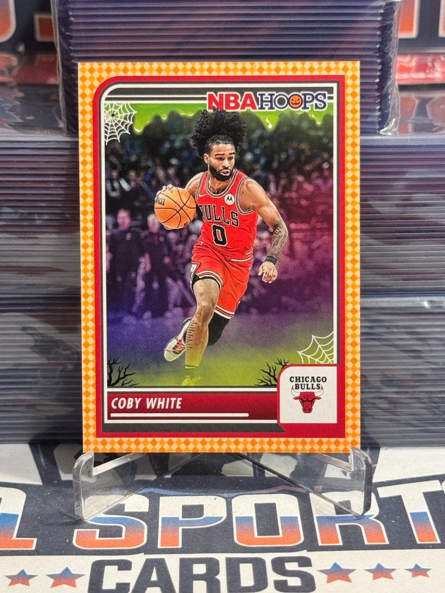 2023 NBA Hoops (Haunted Hoops, Orange) Coby White 278