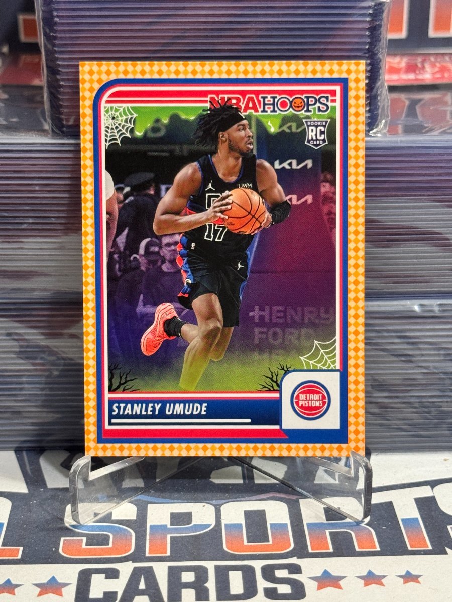 2023 NBA Hoops (Haunted Hoops, Orange) Stanley Umude Rookie 69