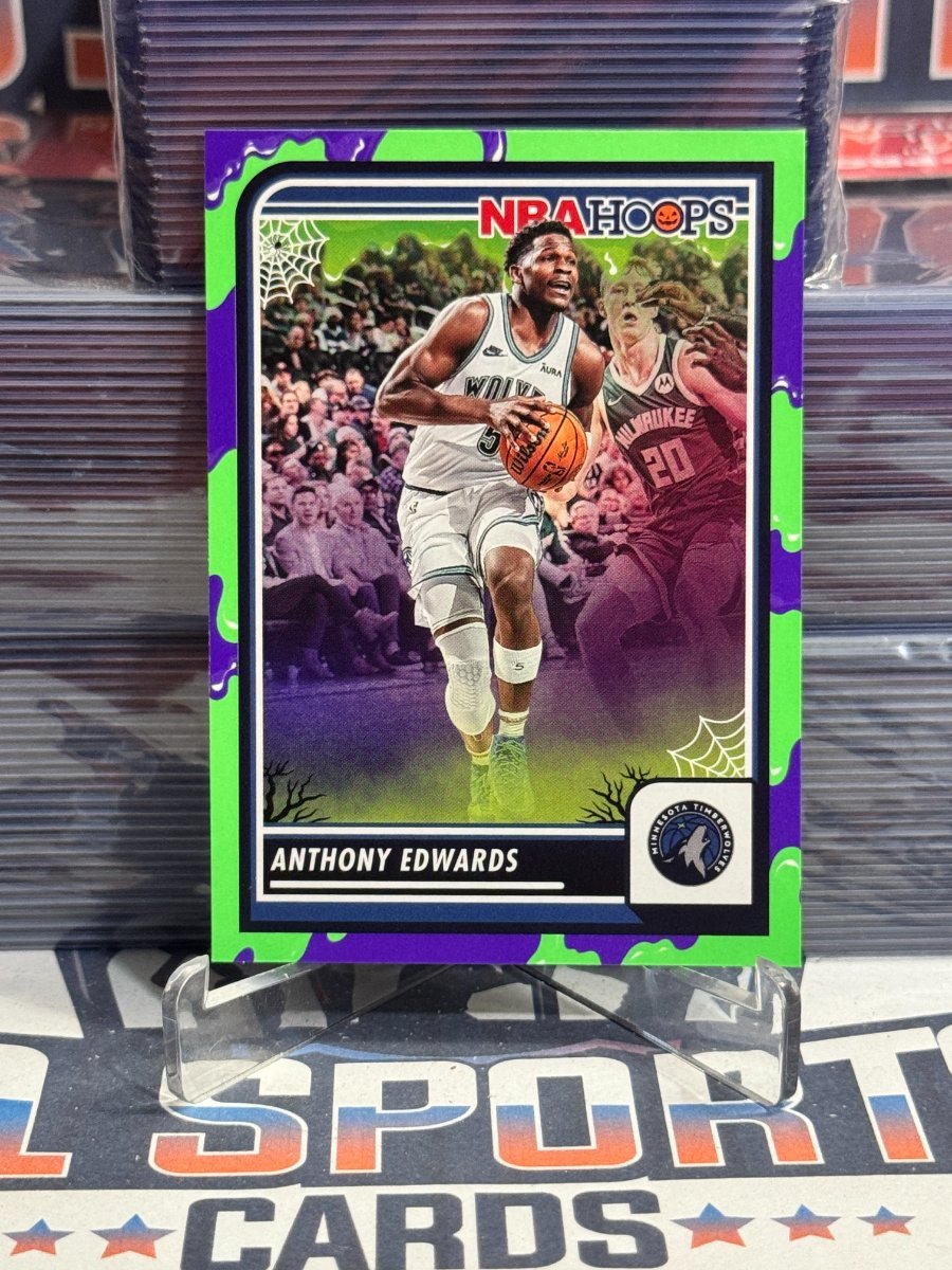 2023 NBA Hoops (Haunted Hoops, Slime) Anthony Edwards 87