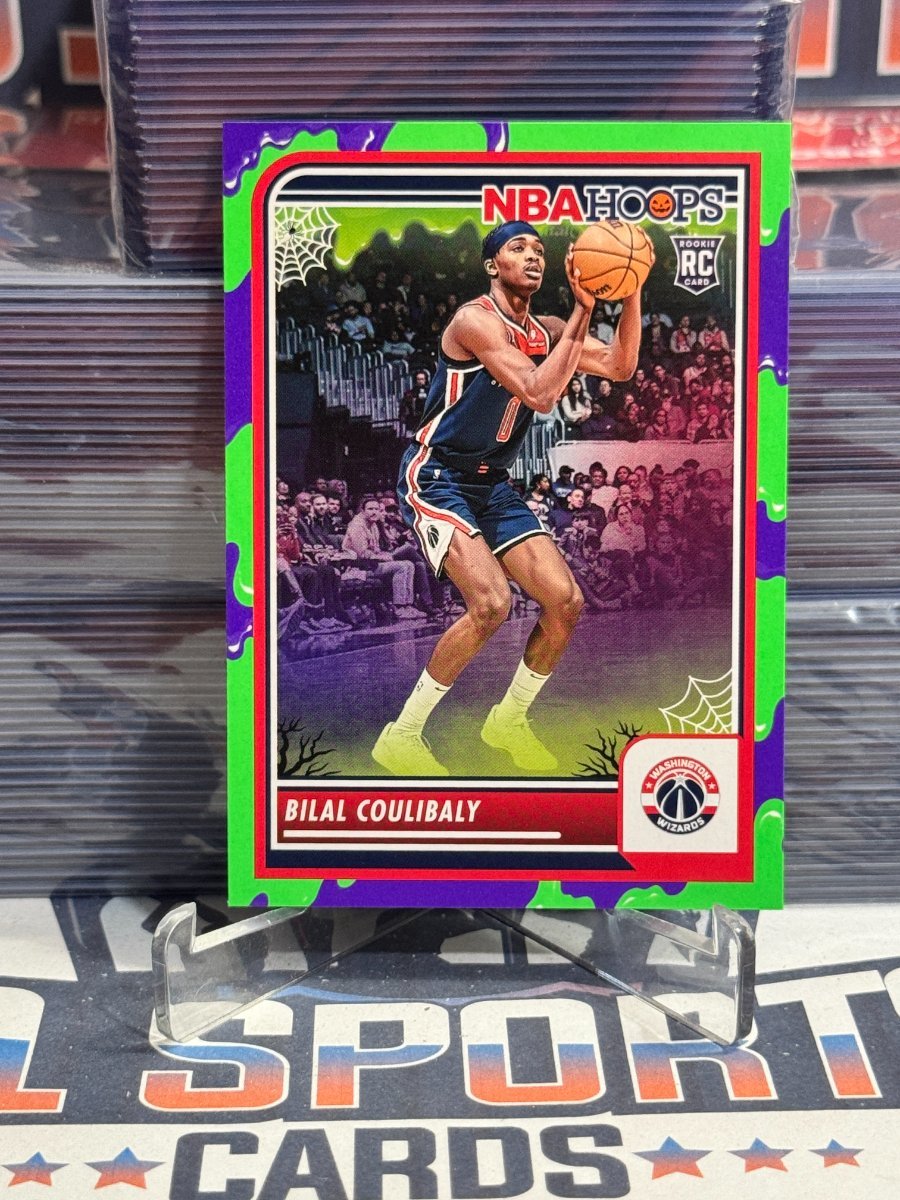 2023 NBA Hoops (Haunted Hoops, Slime) Bilal Coulibaly Rookie 175