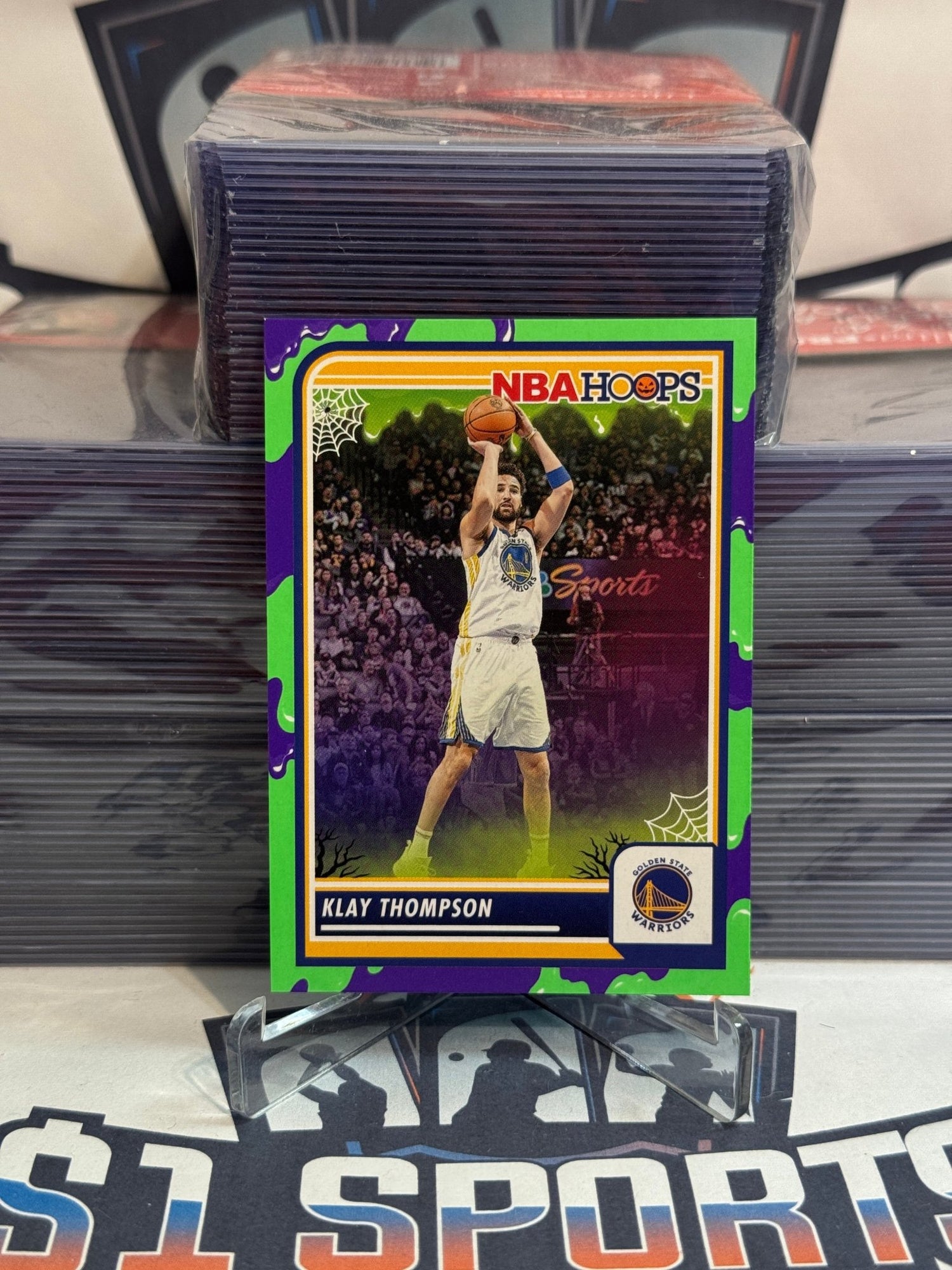 2023 NBA Hoops (Haunted Hoops, Slime) Klay Thompson #255