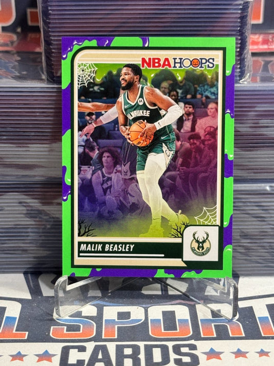 2023 NBA Hoops (Haunted Hoops, Slime) Malik Beasley 239